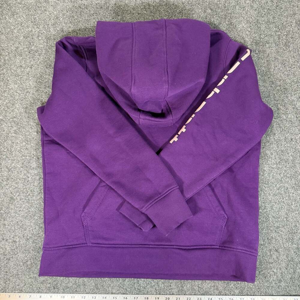 Carhartt Girl's Core Logo Pullover Hoodie - Purple - Size L (12-14)